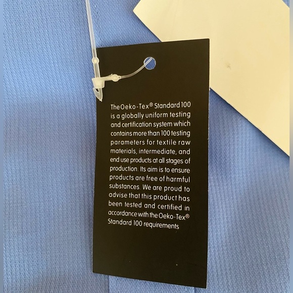 Men’s VAN HEUSEN Classic Fit French Blue Button Up Dress Shirt Size 14 1/2 NWT - Picture 4 of 9